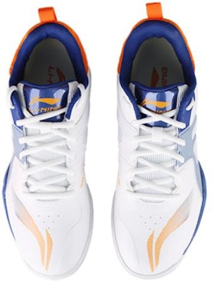 Li-Ning Comfort Trainer Rendah 'Putih Biru Oren' APTS011-5 Shop Li-Ning Comfort Trainer Rendah 'Putih Biru Oren' APTS011-5