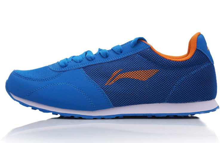 Li-Ning Comfortable Breathable Running Shoe 'Blue Orange' ALCK091-1