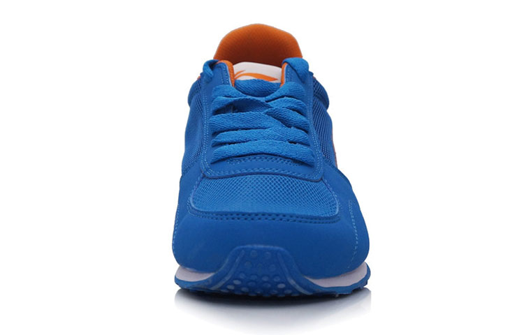 Shop Li-Ning Sepatu Lari Nyaman Bernafas 'Biru Oranye' ALCK091-1