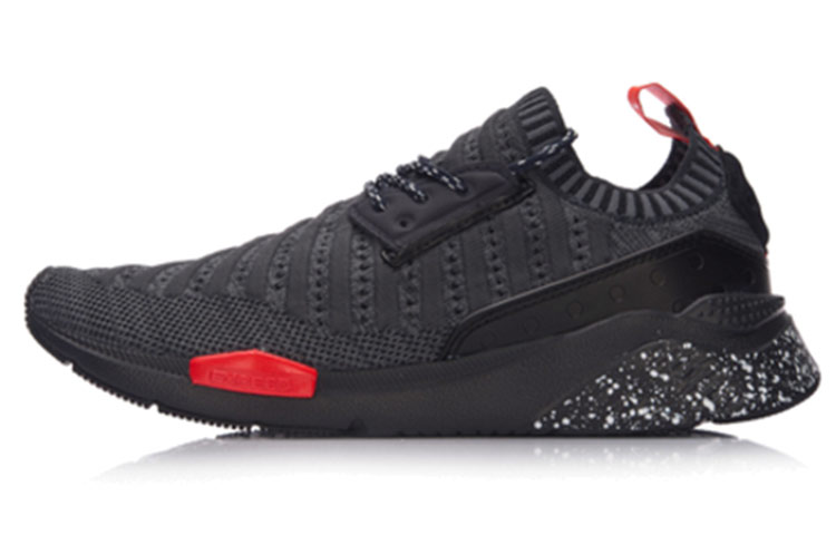 Li-Ning Comfortable Breathable Running Shoes 'Tan Black' GLKM065-2