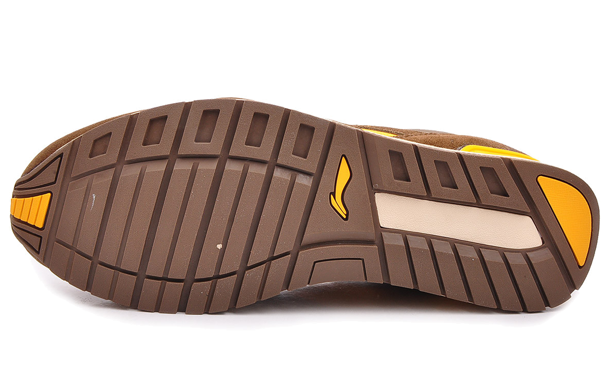 Purchase Li-Ning Comfortable Breathable Shock-Absorbing Running Shoe 'Brown Yellow' ARCG029-1