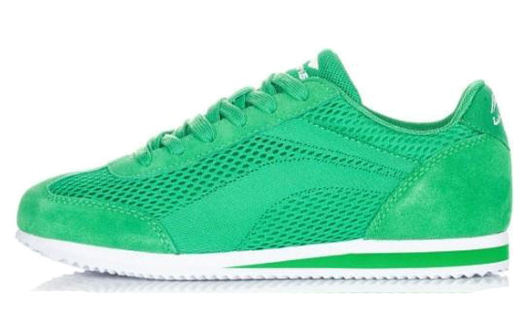Li-Ning Comfortable Breathable Wear-Resistant Casual Running Shoes 'Green White' ALCH027-1