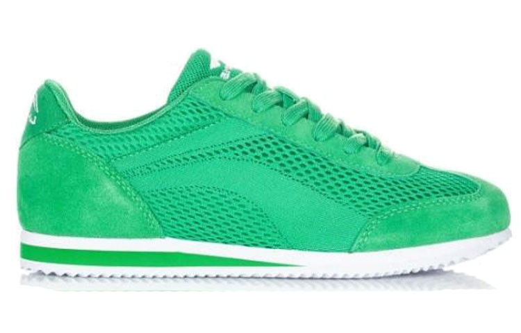 Order Sepatu Lari Santai Tahan Aus Li-Ning 'Hijau Putih' Nyaman & Mudah Bernapas ALCH027-1