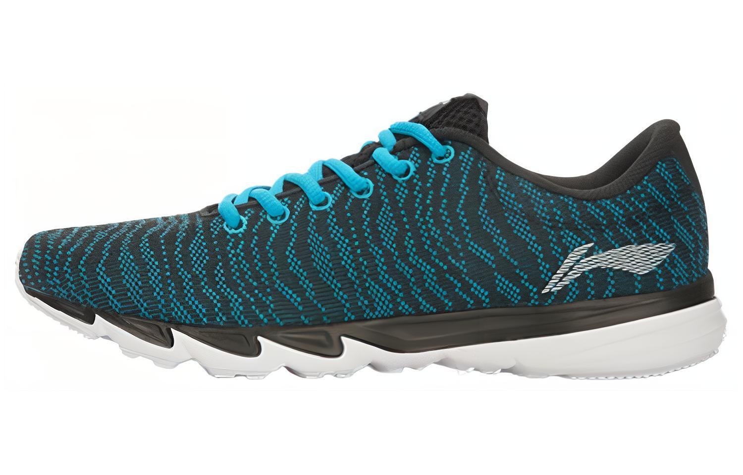 Li-Ning Comfortable Low-Top Running Shoe 'Black Blue' ARBT039-2