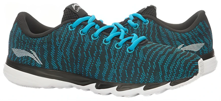 Li-Ning Comfortabele Lage Hardloopschoen ''Zwart Blauw'' ARBT039-2 Lookbook Li-Ning Comfortabele Lage Hardloopschoen ''Zwart Blauw'' ARBT039-2