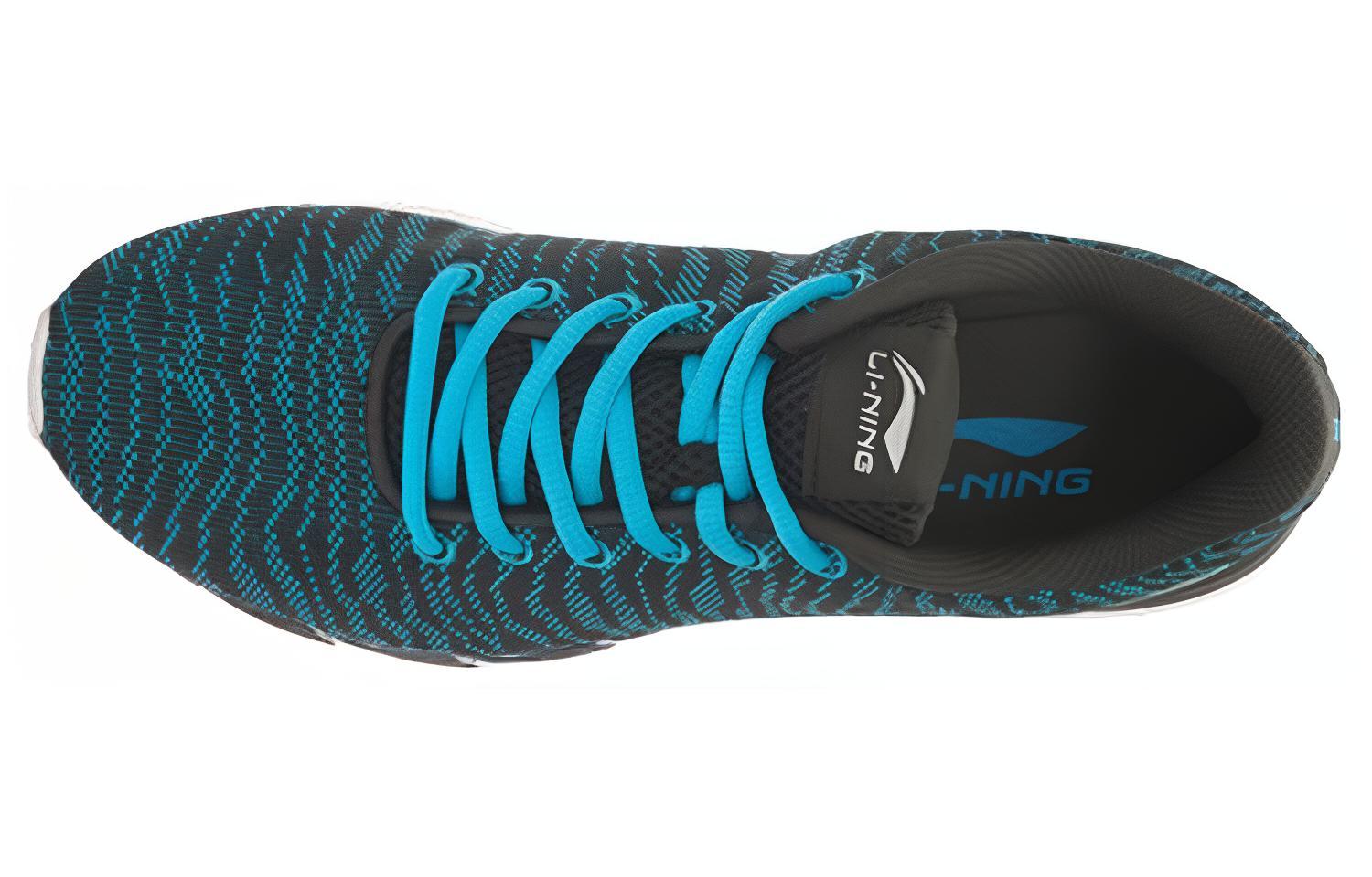 Shop Li-Ning Comfortabele Lage Hardloopschoen ''Zwart Blauw'' ARBT039-2