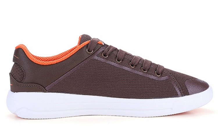 Order Li-Ning Comfortabele Lage Hardloopschoen ''Wit Bruin'' ALNH001-3