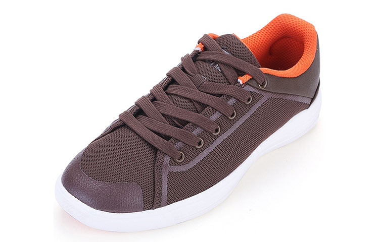 Lookbook 리닝 편안한 로우탑 러닝화 (화이트 브라운) ALNH001-3