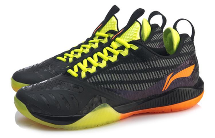 Lookbook Li-Ning Cool Shark 2.0 ''Noir Vert'' AYAQ001-4