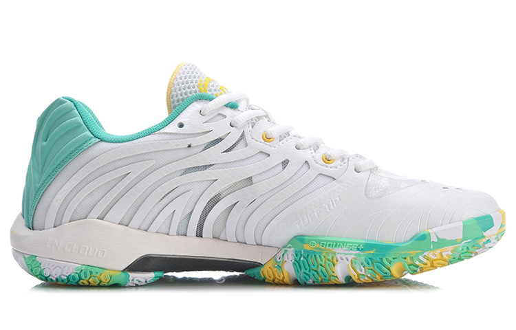 Order Li-Ning Cool Shark 3 ''Blanc Vert Jaune'' AYAR003-2
