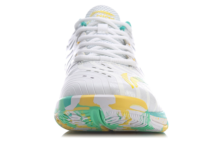 Shop Li-Ning Cool Shark 3 ''Blanc Vert Jaune'' AYAR003-2