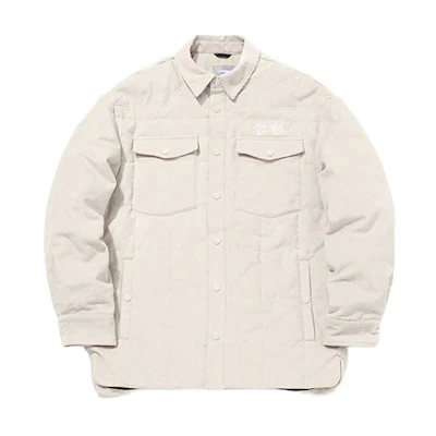 Li-Ning Corduroy Jacket in Bud Yellow Gray AFMQ487-1