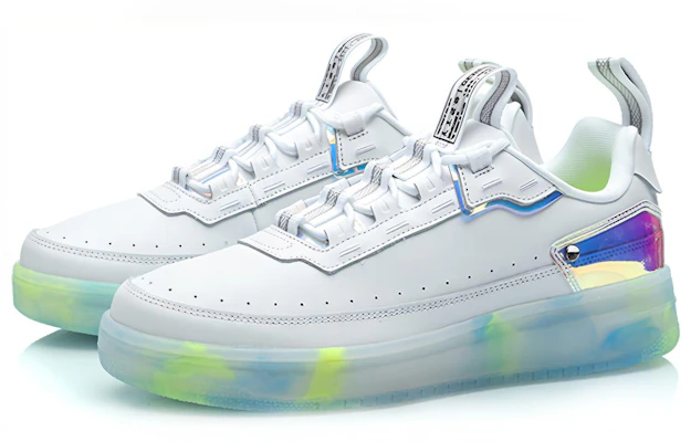 LiNing李寧 Counterflow 防滑耐磨 低筒 轉向鞋 白灰 Lookbook LiNing李寧 Counterflow 防滑耐磨 低筒 轉向鞋 白灰