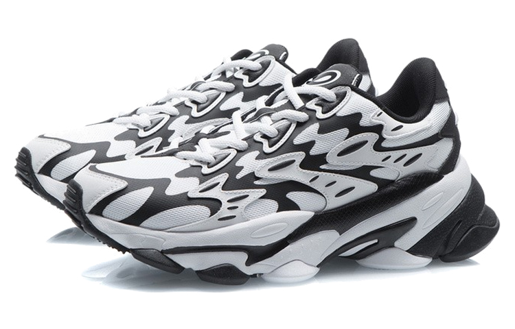 Lookbook Li-Ning Counterflow Alien 'Putih Hitam' Sneakers AGLR165-2