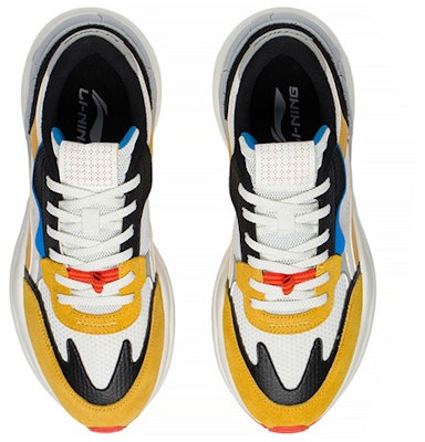 李宁 CF 反光潮流 低帮 運動休閒鞋 男款 黃白色 Shop 李宁 CF 反光潮流 低帮 運動休閒鞋 男款 黃白色