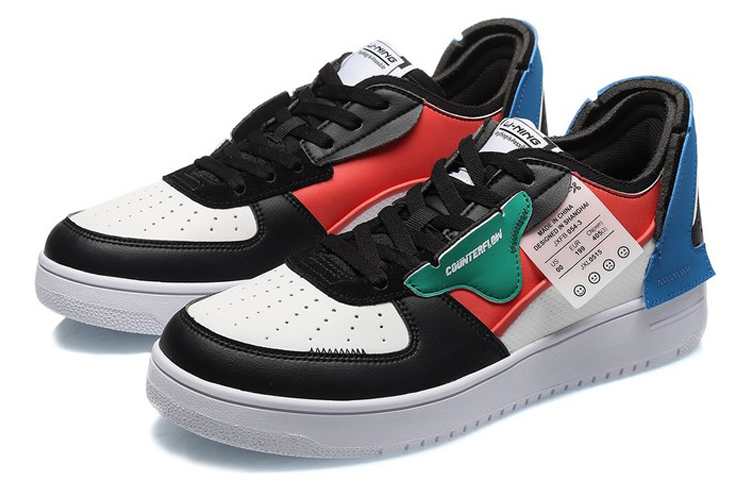 Lookbook Li-Ning Counterflow JieXu 'Negro Blanco Azul' AGCQ315-4