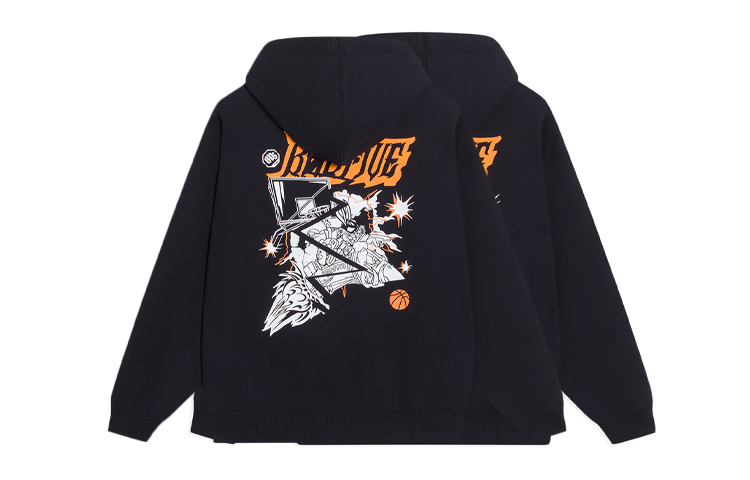 Li-Ning Counterflow Logo Graphic Hoodie 2-Pack Black AWDT089-4-2-PACK
