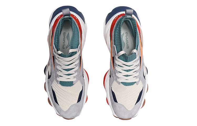 Shop Li-Ning Counterflow Neon Alien 'Blanco Gris Rojo' AGCP167-3