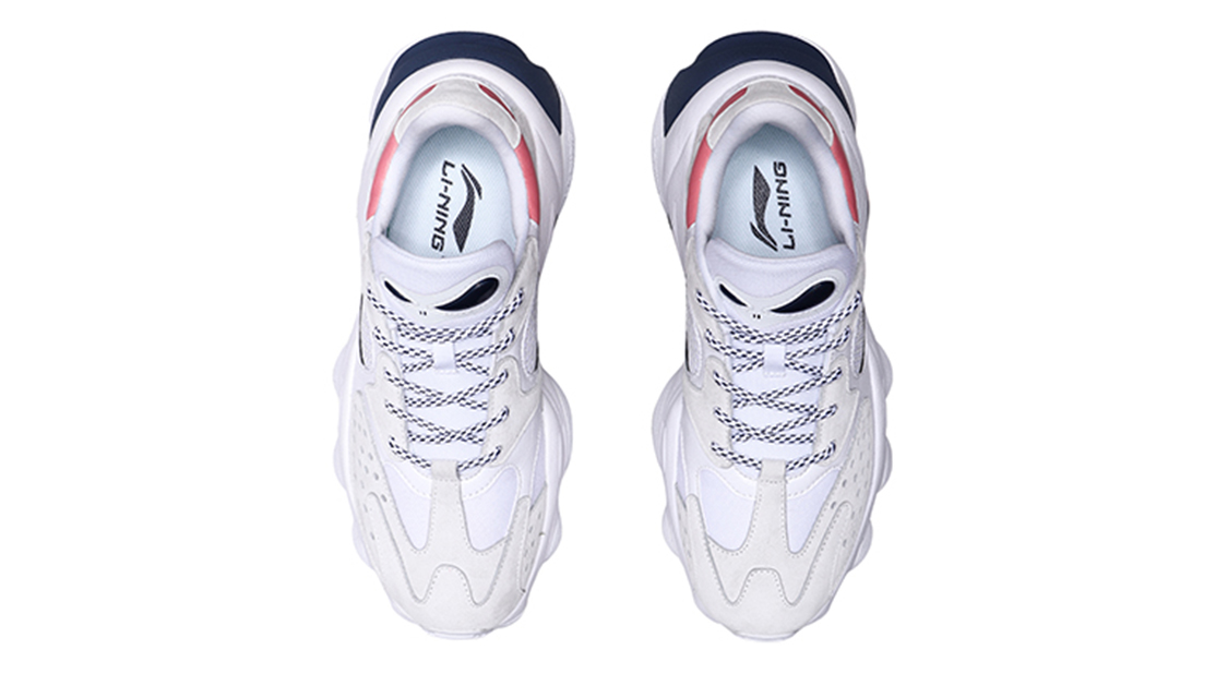 Shop Li-Ning Counterflow Neon Alien x New York Fashion Week ChenPeng 'White Gray' AGCP181-9