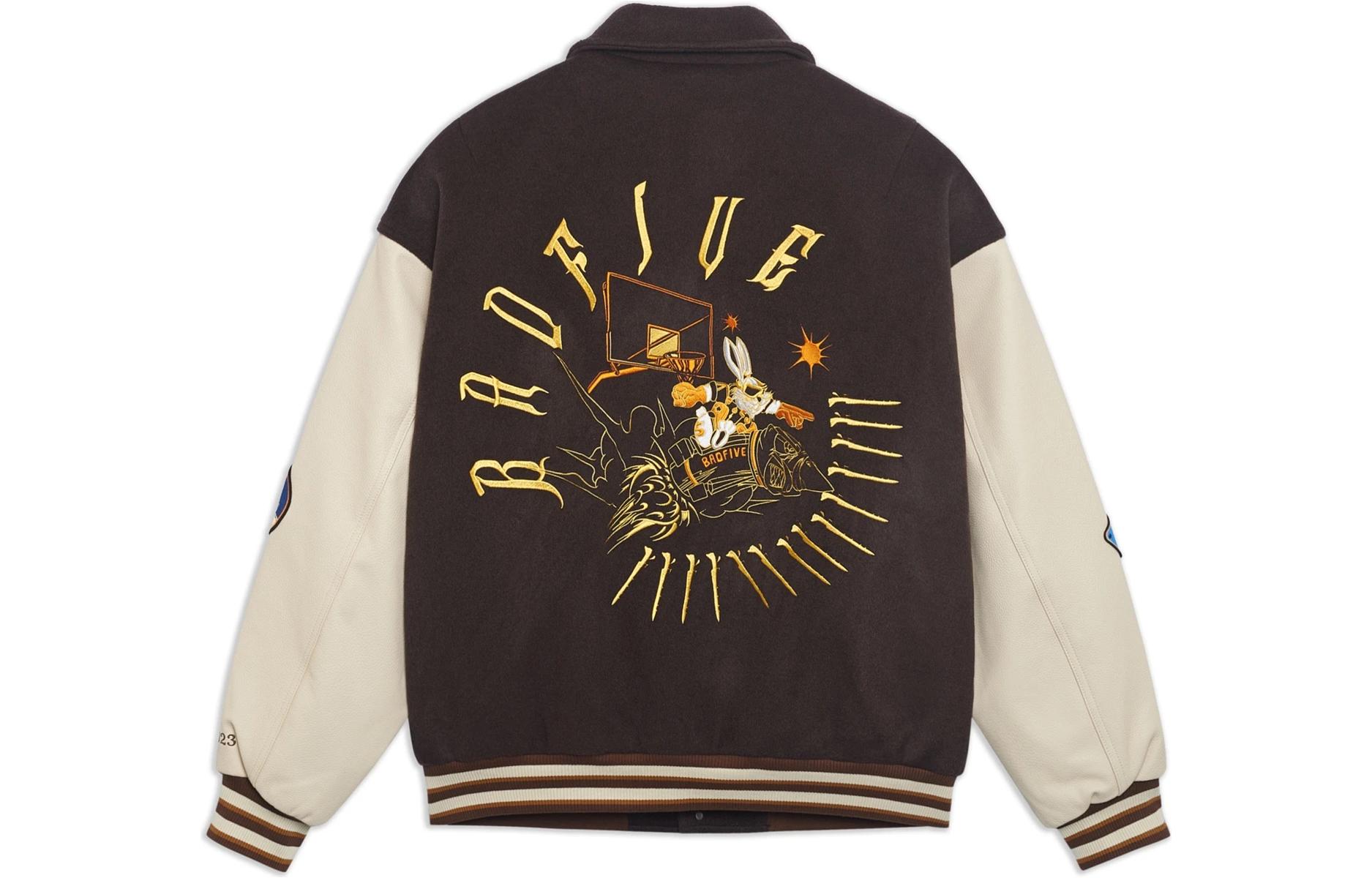 Lookbook 리닝 카운터플로우 레터 프린트 컬러블록 재킷 브라운 (남성용). AJMT013-2