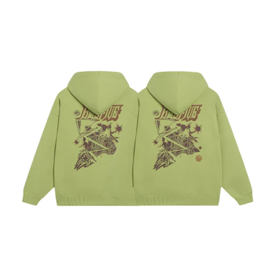 Li-Ning Counterflow Series Logo Print Hoodie Unisex 2-Pack Fresh Moss Green AWDT089-7-2-PACK