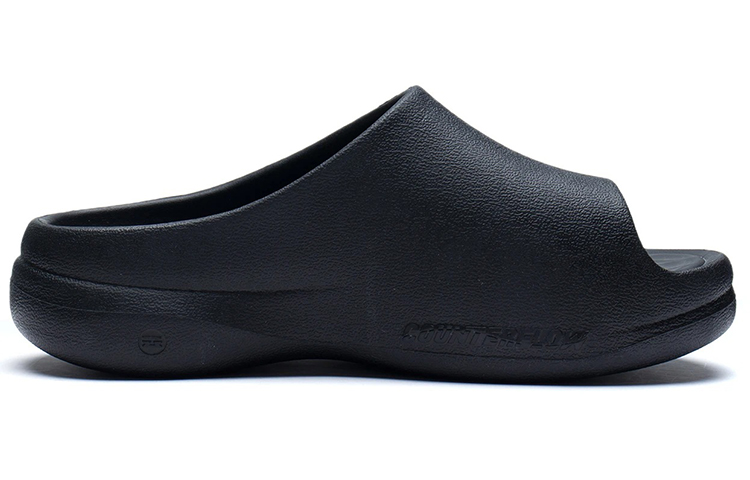 Li-Ning Counterflow Shock Absorption Sports Slippers Unisex 'Black' 圖 2