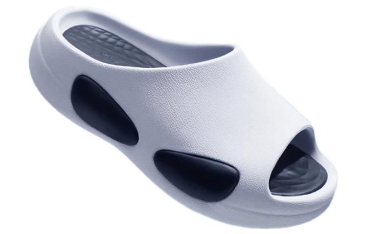 Li-Ning Counterflow Shock Absorption Sports Slippers Unisex 'Standard White Black' 圖 3