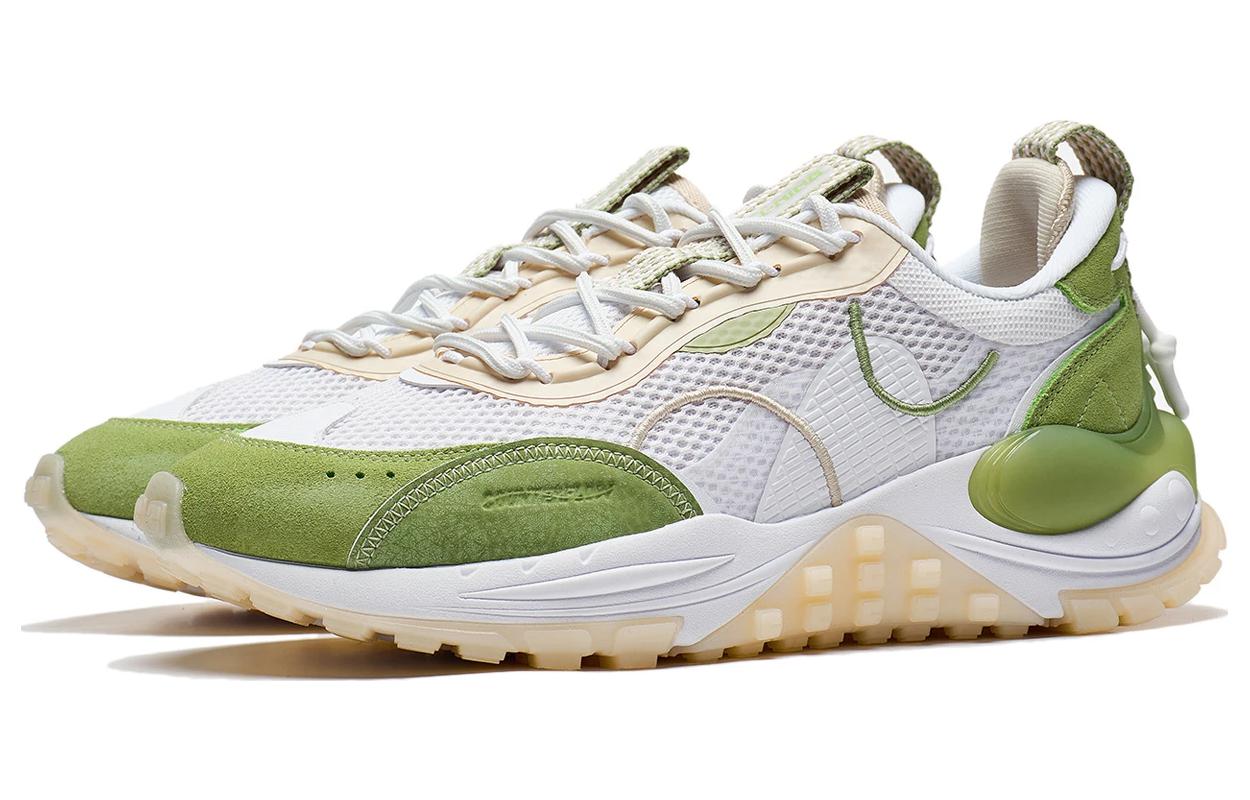 Lookbook Li-Ning Counterflow Startrails 'White Green' AGLT073-1