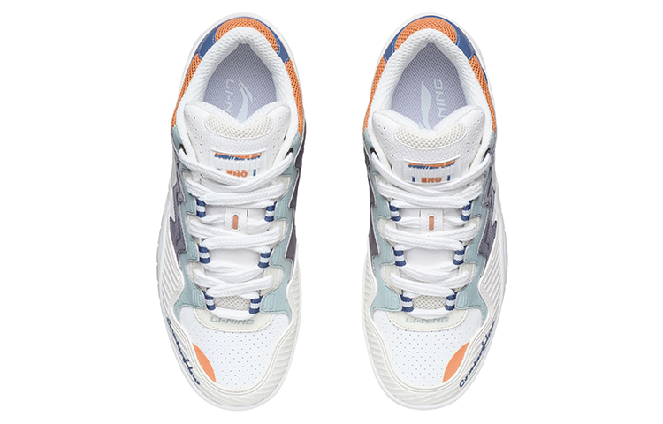 Lookbook LiNing李寧 CF The one 潮流休閒 防滑耐磨 低筒 板鞋 白藍黑