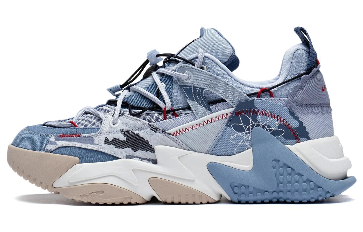 Li-Ning Counterflow WuXing Fashion Show 'Smoke Grey Blue' AGLR171-4