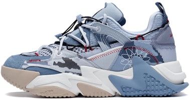 Li-Ning Counterflow WuXing Fashion Show 'Smoke Grey Blue' AGLR171-4