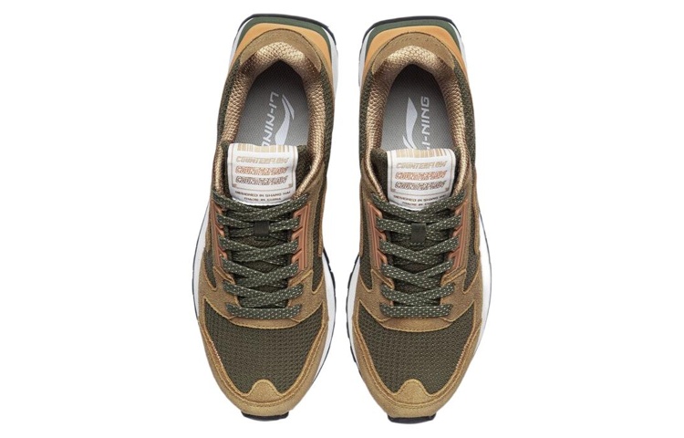 Lookbook 李宁 反应流 雨花 '橄榄绿褐色' AGLR181-3