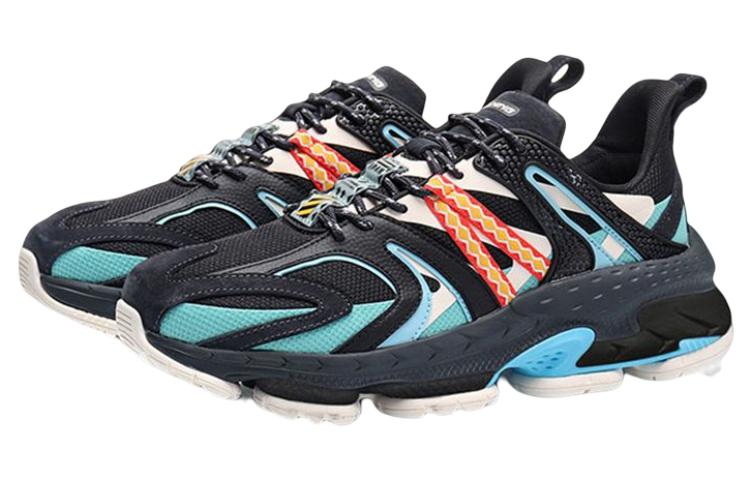 Lookbook Li-Ning Countflow Adam ''Schwarz Blau'' AGLP097-2