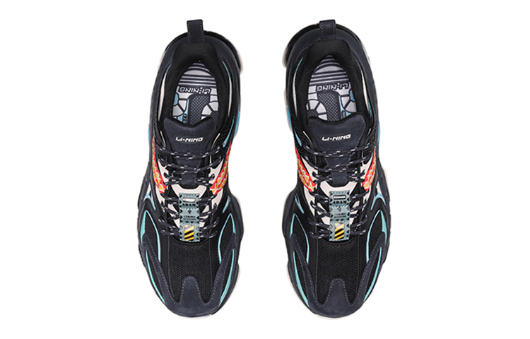 Shop Li-Ning Countflow Adam ''Schwarz Blau'' AGLP097-2