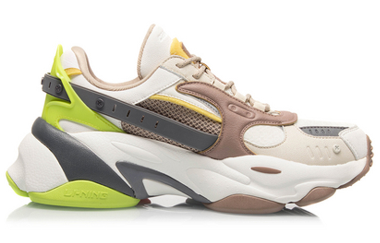 Order Li-Ning Countflow Alien MiYuSiLu x Musée Dunhuang ''Blanc Marron Vert'' AGLQ181-2