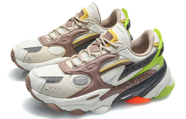 Lookbook Li-Ning Countflow Alien MiYuSiLu x Musée Dunhuang ''Blanc Marron Vert'' AGLQ181-2