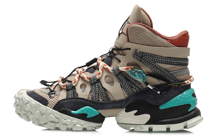 Li-Ning Countflow Hi x Dunhuang Museum 'Grey Tan' AGLQ155-3