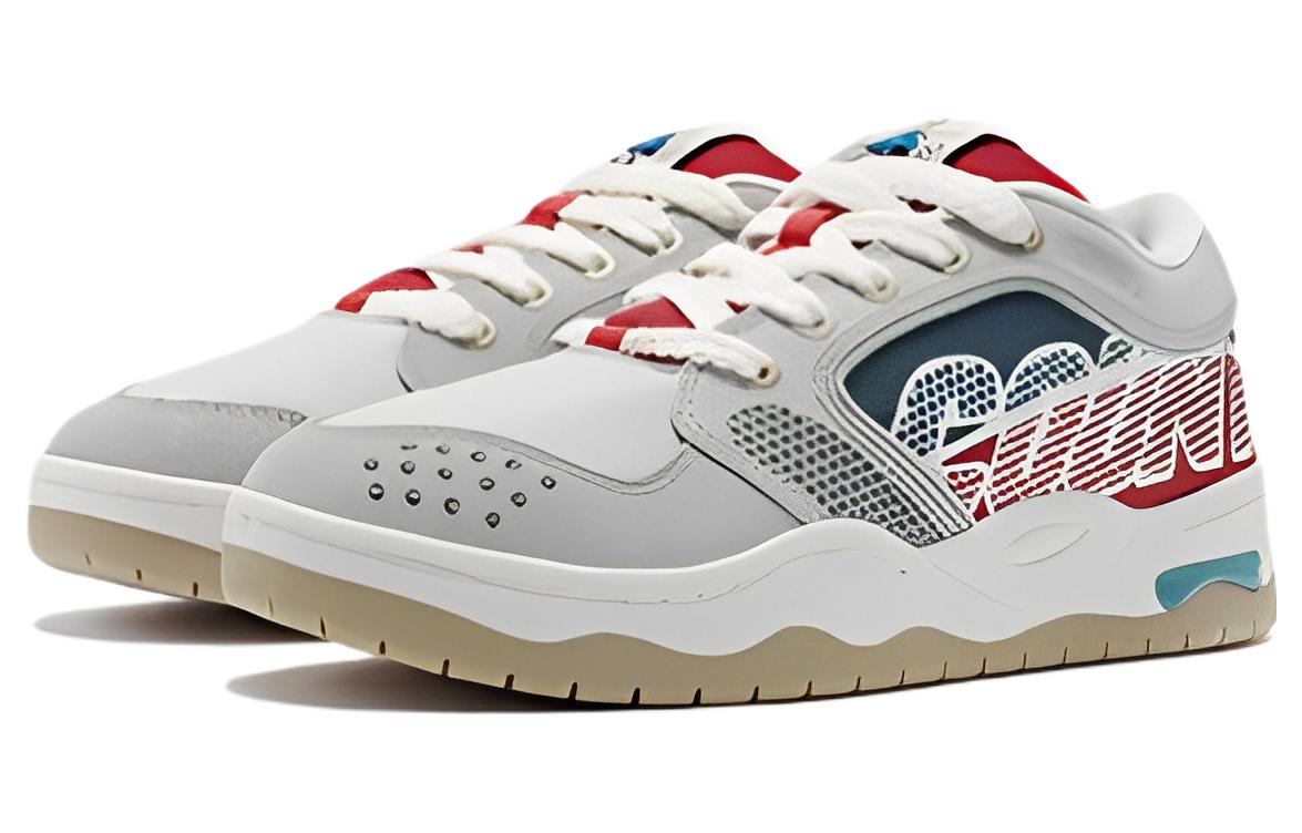 Lookbook Li-Ning Countflow The One Low 'Putih Biru' AGCR349-1