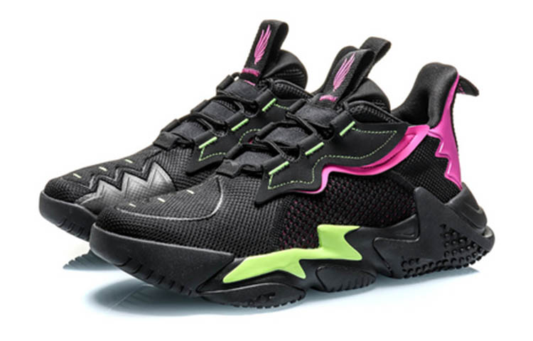 Lookbook Li-Ning Countflow Wing 'Black Purple' AGLQ079-3
