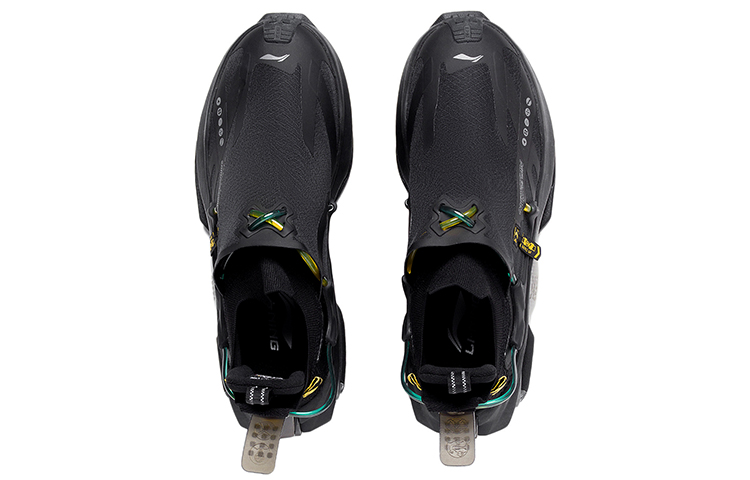 Lookbook Li-Ning Countflow Wu Xing Xingshan 2.0 'Hitam Kuning' AGLS143-1