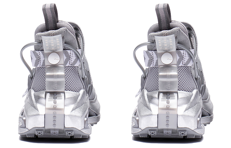 Shop Li-Ning Countflow Wu Xing Xingshan 2.0 'Silver Grey' AGLS143-3