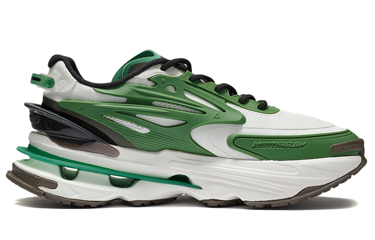 Order Li-Ning Countflow Wu Xing Xingshan 'Hitam Putih Hijau' AGLR285-5