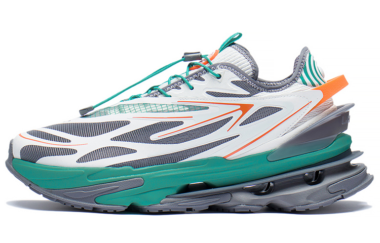 Li-Ning Countflow Wu Xing Xingshan V3 'White Grey Green' AGLS145-3