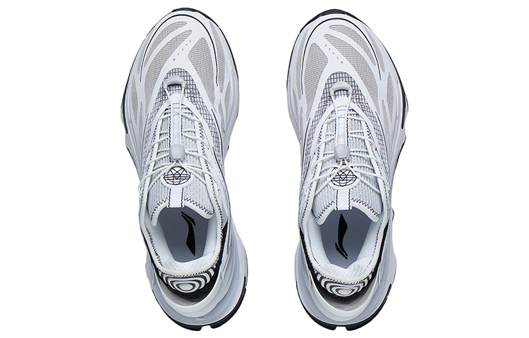 Lookbook Li-Ning Countflow Wu Xing Xingshan V3 'White Grey' AGLS145-2
