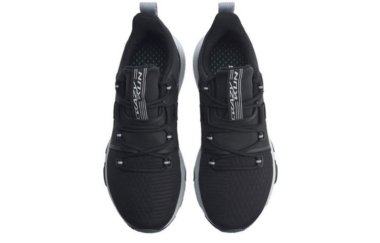 Shop 리닝 크레이지 런 X 블랙 그레이 (Li-Ning Crazy Run X Black Grey) ARHQ009-2