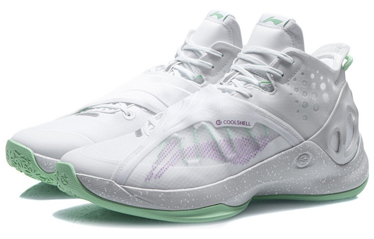 Lookbook Sepatu Basket Li-Ning Cushion Comfort 'Putih' ABAR081-2