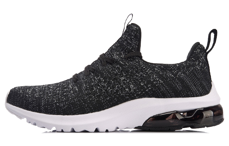 Li-Ning Cushion Running Shoes 'Black Grey White' AGCN067-1
