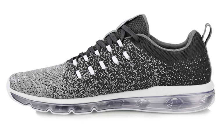 Li-Ning Cushion Running Shoes Low 'Grey White' AGCN073-4