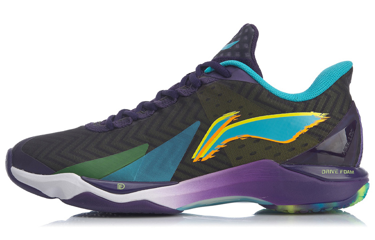 Li-Ning Dagger 3 'Black Blue Purple' AYAQ007-2