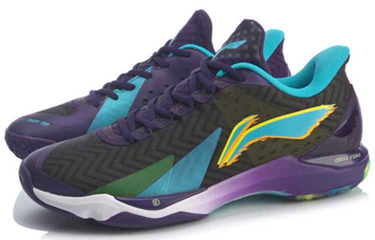 Lookbook Li-Ning Dagger 3 ''Schwarz Blau Lila'' AYAQ007-2
